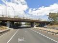 The Fowlers Road overpass on the M1 Princes Motorway at Dapto. Picture from Google Maps